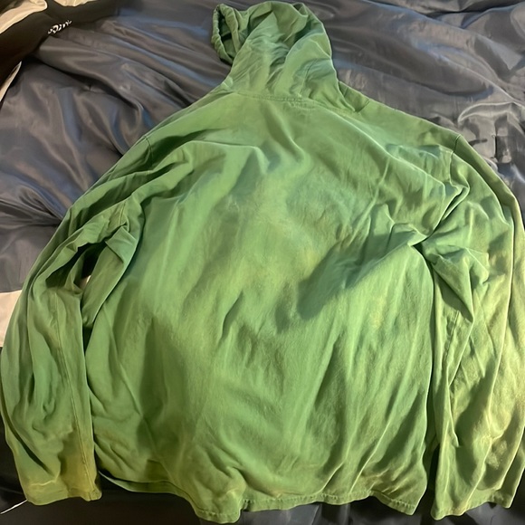 Polo Green Washed Hooded Tee XL, Worn Twice, Discolored a little from wash - Picture 4 of 4